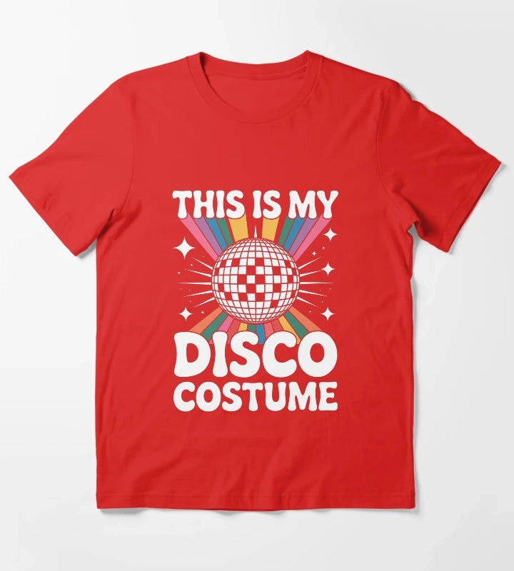 1970s Disco Party 70s T-Shirt Red