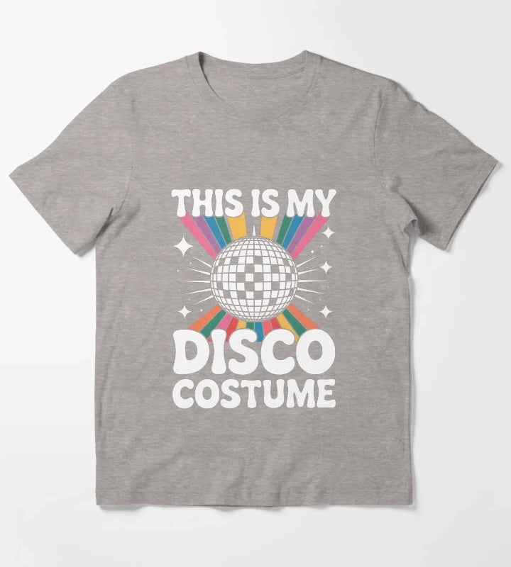1970s Disco Party 70s T-Shirt Heather Grey