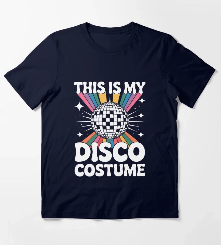 1970s Disco Party 70s T-Shirt Navy