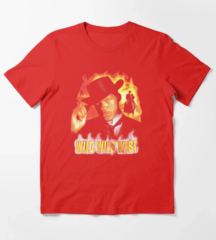1999 Wild Wild West Vintage Will Smith T-Shirt Red