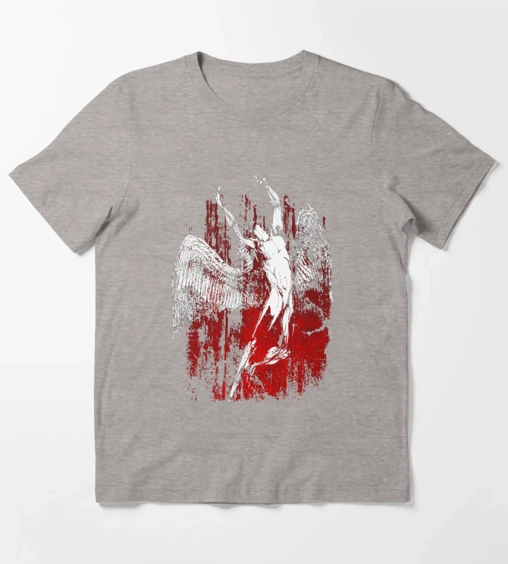 1 bestie Red texture icarus zeppelin tour best 1 trending T-Shirt Heather Grey