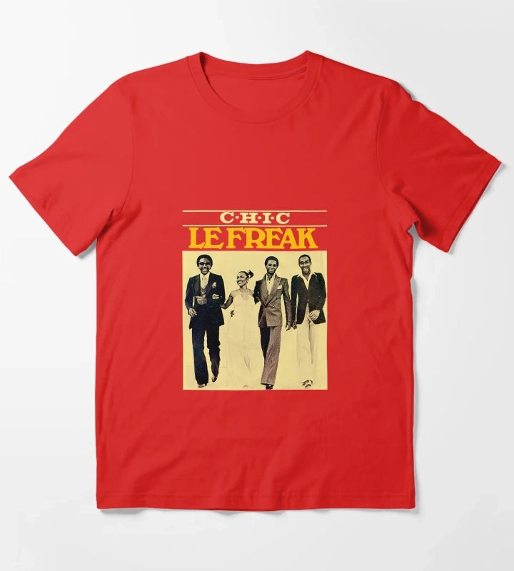 1 chic band T-Shirt Red