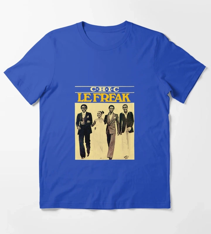 1 chic band T-Shirt Blue