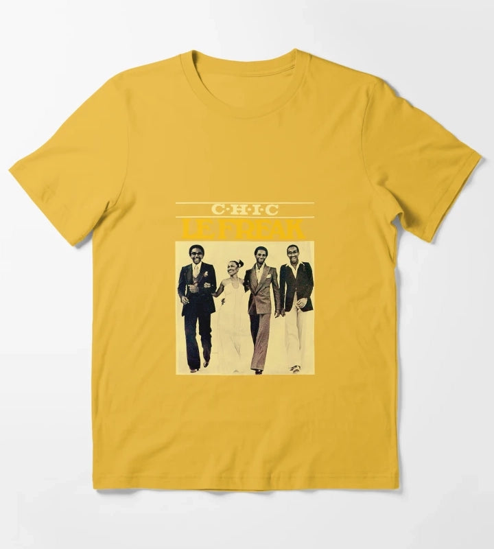 1 chic band T-Shirt Yellow