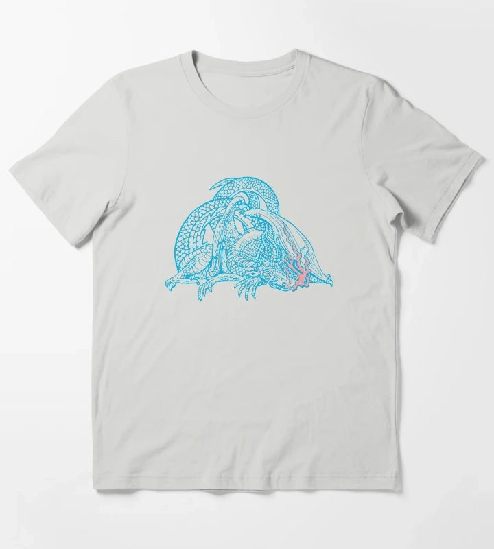 21p trash dragon T-Shirt Light Grey