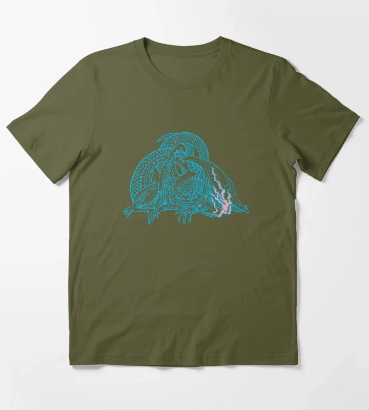 21p trash dragon T-Shirt Olive Green