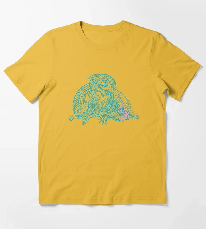 21p trash dragon T-Shirt Yellow