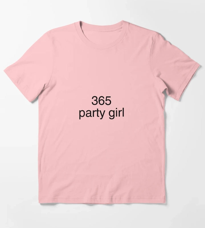 365 party girl brat T-Shirt Dark Grey