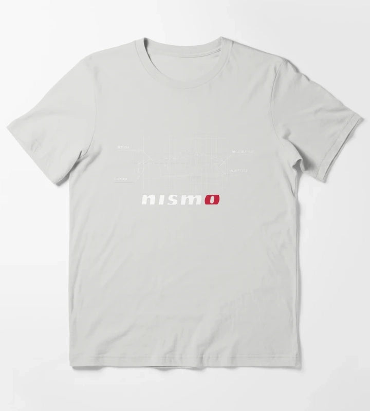 370z Nismo Blueprint T-Shirt Light Grey