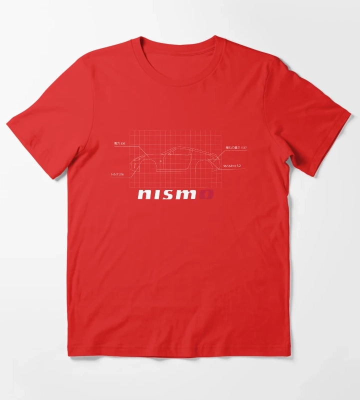 370z Nismo Blueprint T-Shirt Red