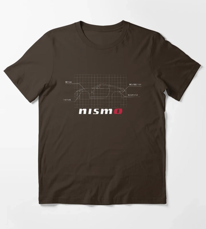 370z Nismo Blueprint T-Shirt Brown
