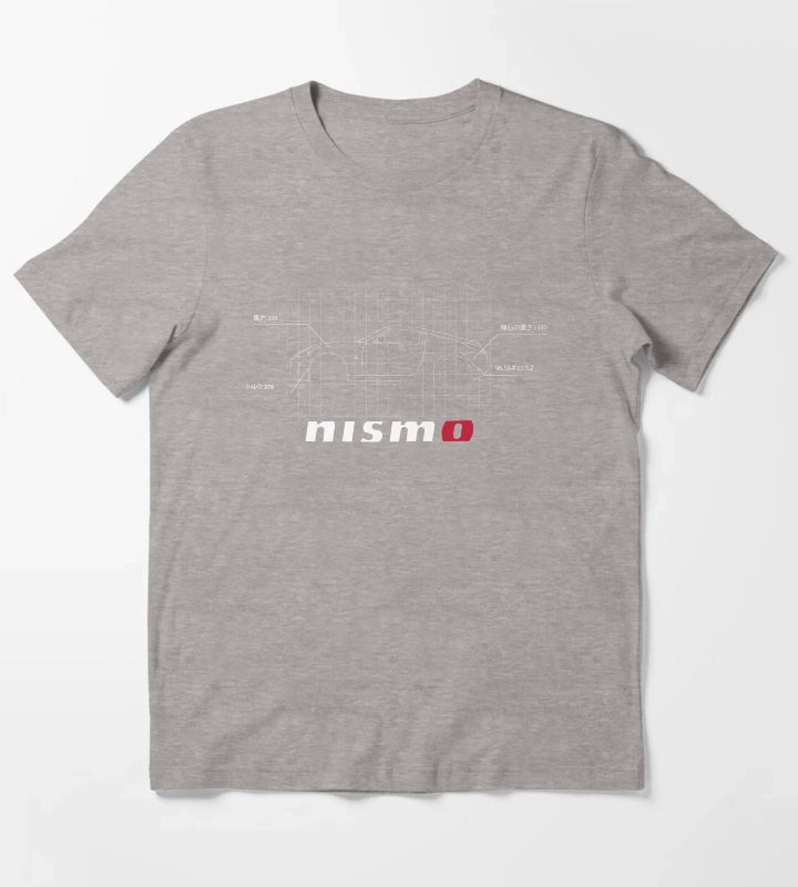 370z Nismo Blueprint T-Shirt Heather Grey
