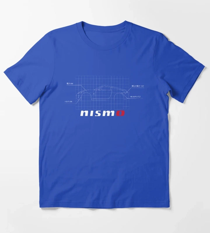 370z Nismo Blueprint T-Shirt Blue