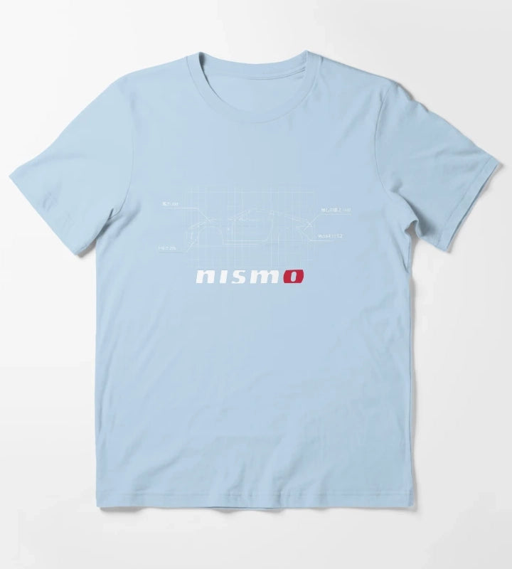 370z Nismo Blueprint T-Shirt Sky Blue