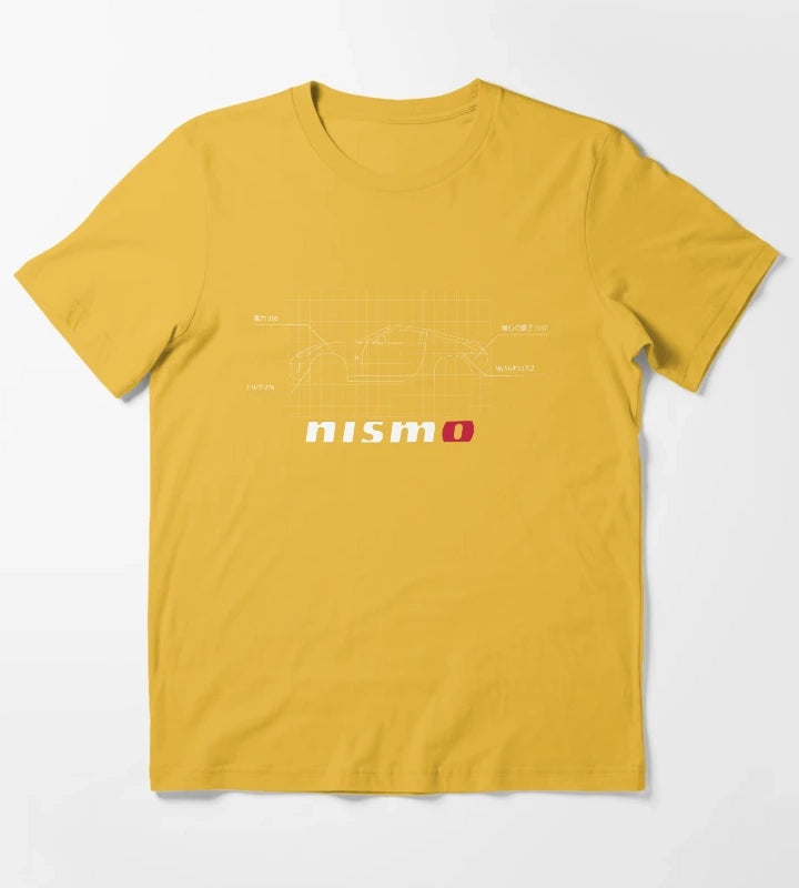 370z Nismo Blueprint T-Shirt Yellow