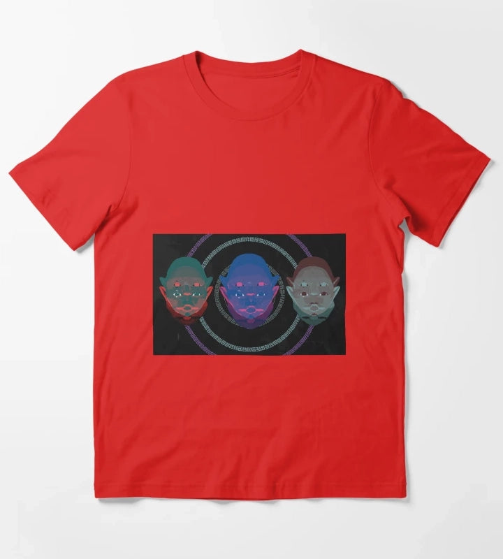 3 Monkeys T-Shirt Red