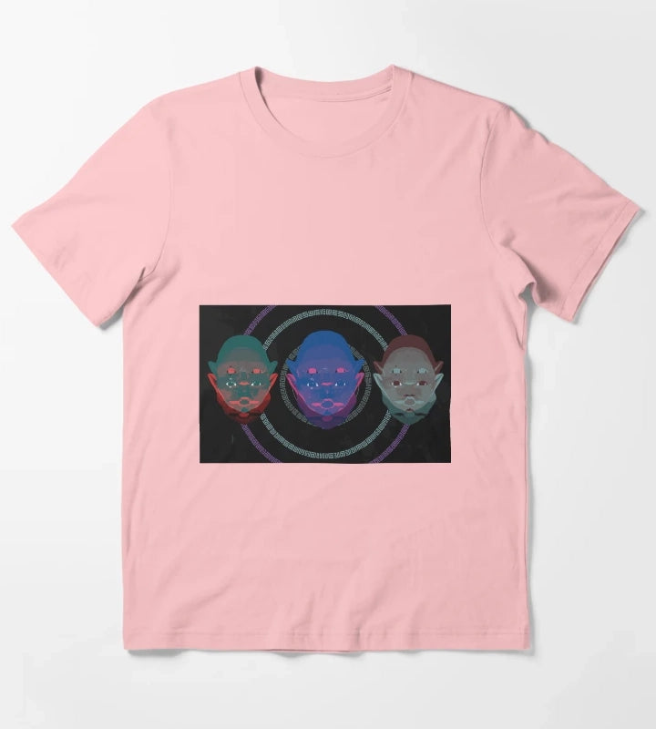 3 Monkeys T-Shirt Dark Grey