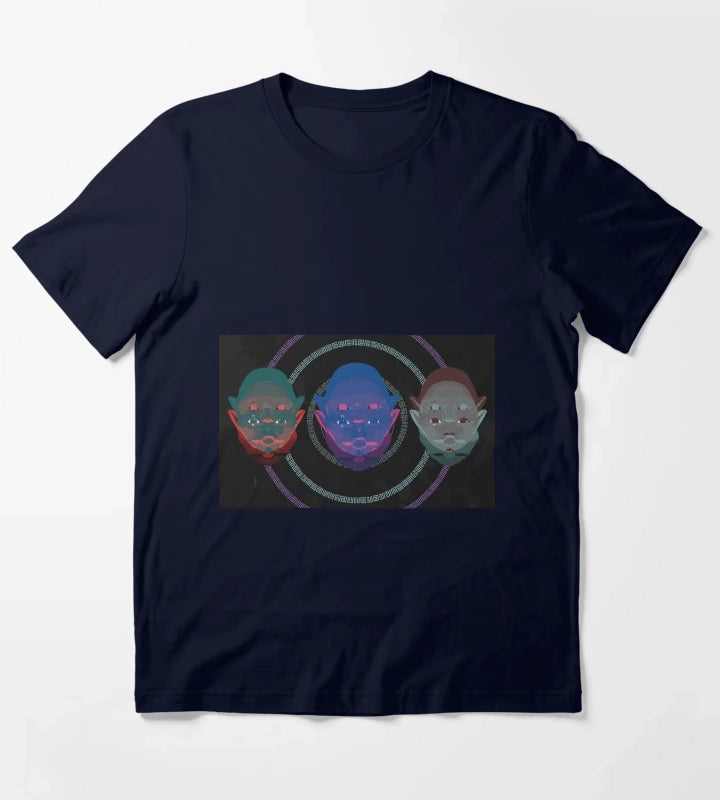 3 Monkeys T-Shirt Navy