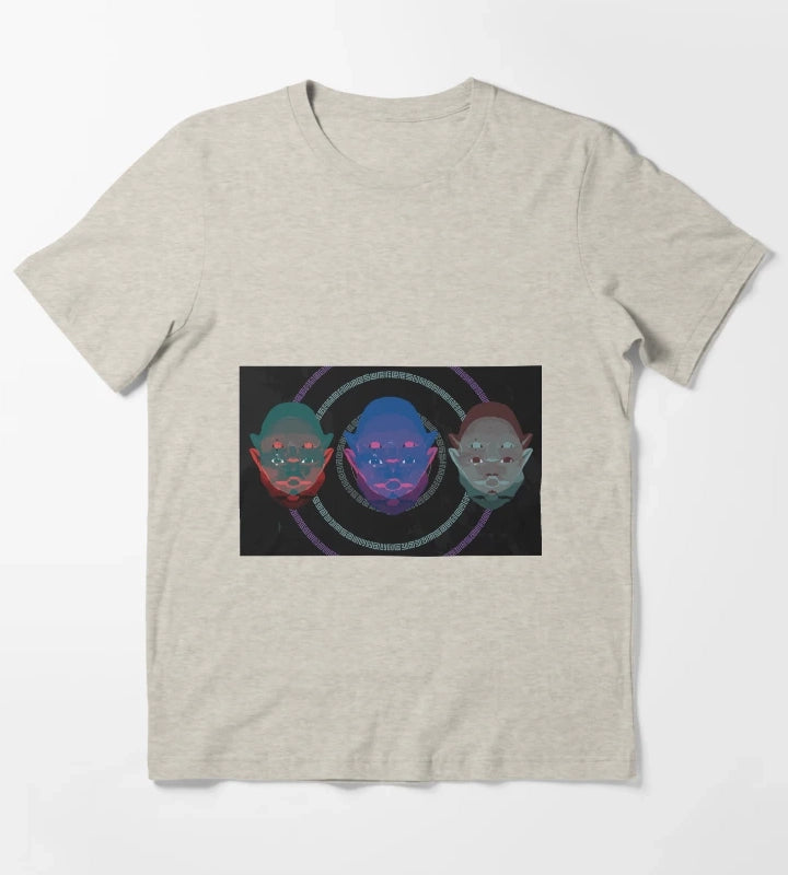 3 Monkeys T-Shirt Cream