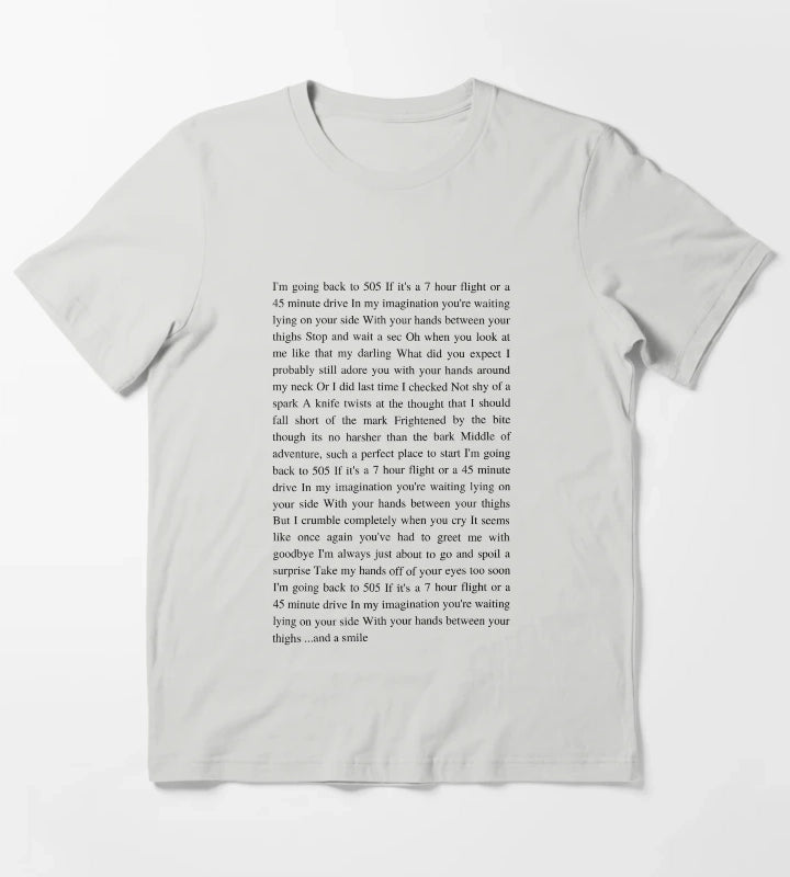 505 Arctic Monkeys T-Shirt Light Grey