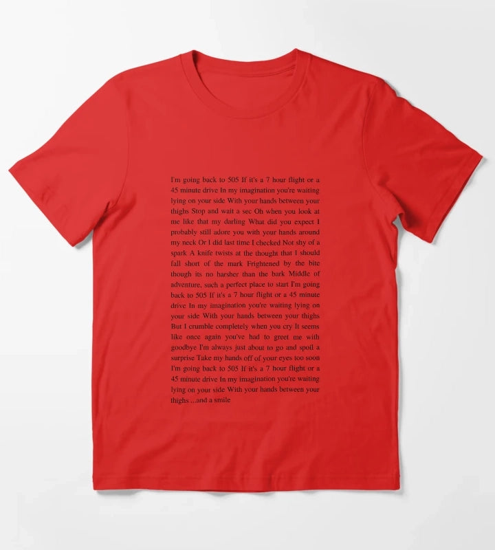 505 Arctic Monkeys T-Shirt Red