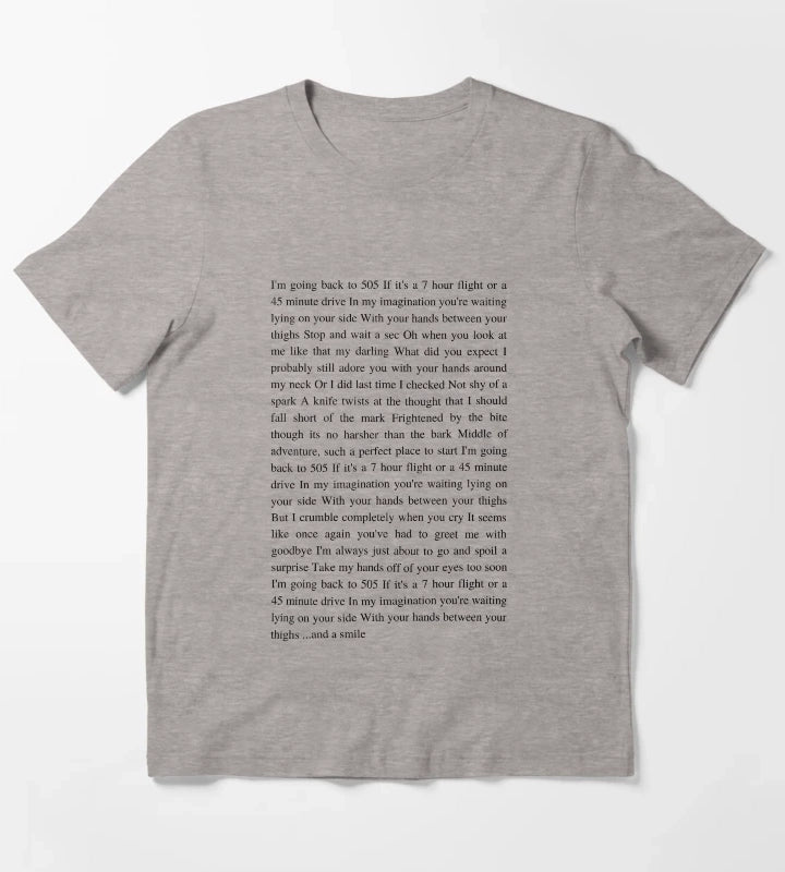 505 Arctic Monkeys T-Shirt Heather Grey
