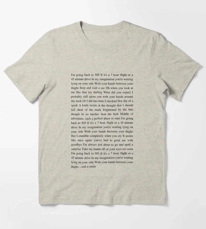 505 Arctic Monkeys T-Shirt Cream