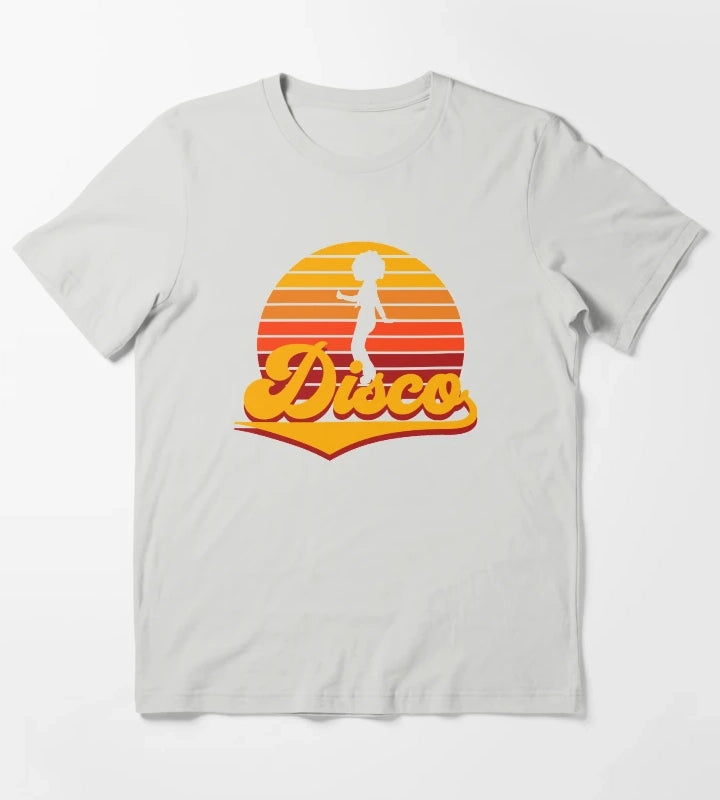 70s Disco Soul T-Shirt Light Grey