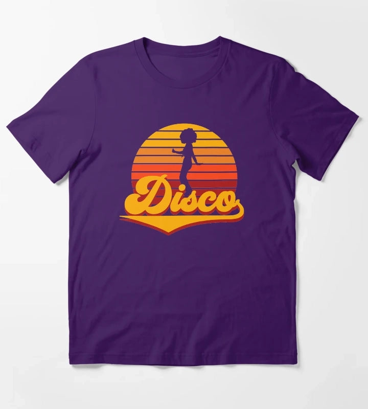 70s Disco Soul T-Shirt Purple