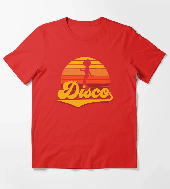 70s Disco Soul T-Shirt Red