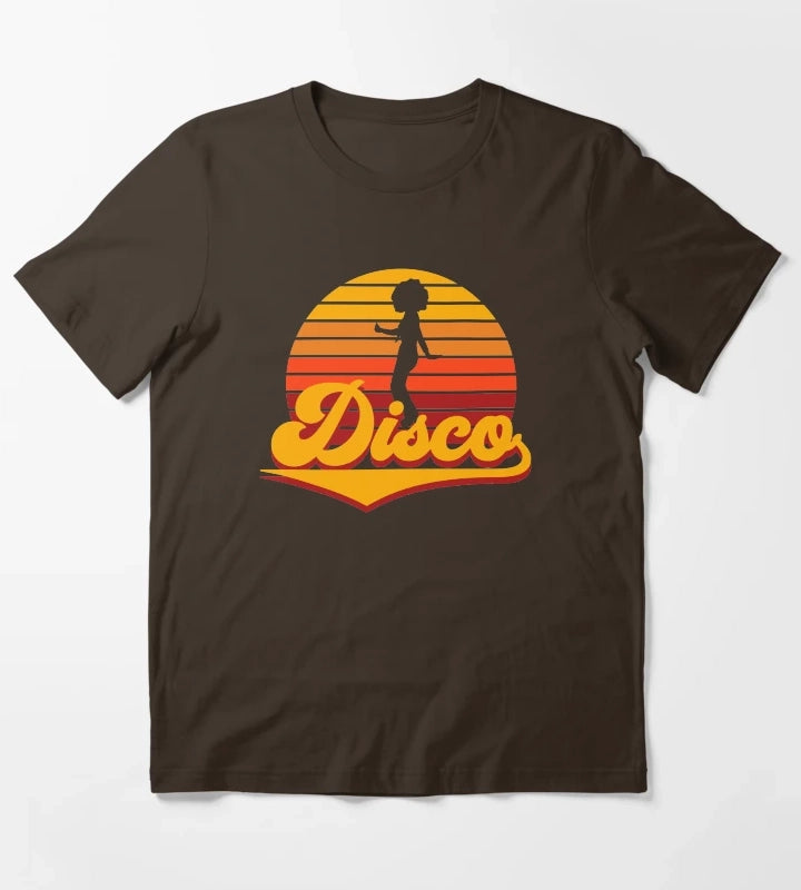 70s Disco Soul T-Shirt Brown