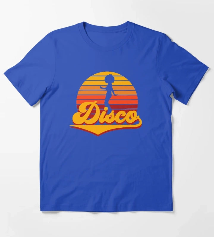 70s Disco Soul T-Shirt Blue