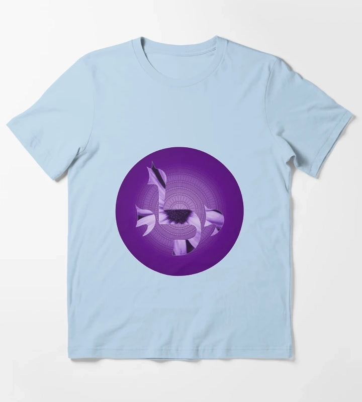 72 names of God Yud Lamed Yud T-Shirt Sky Blue