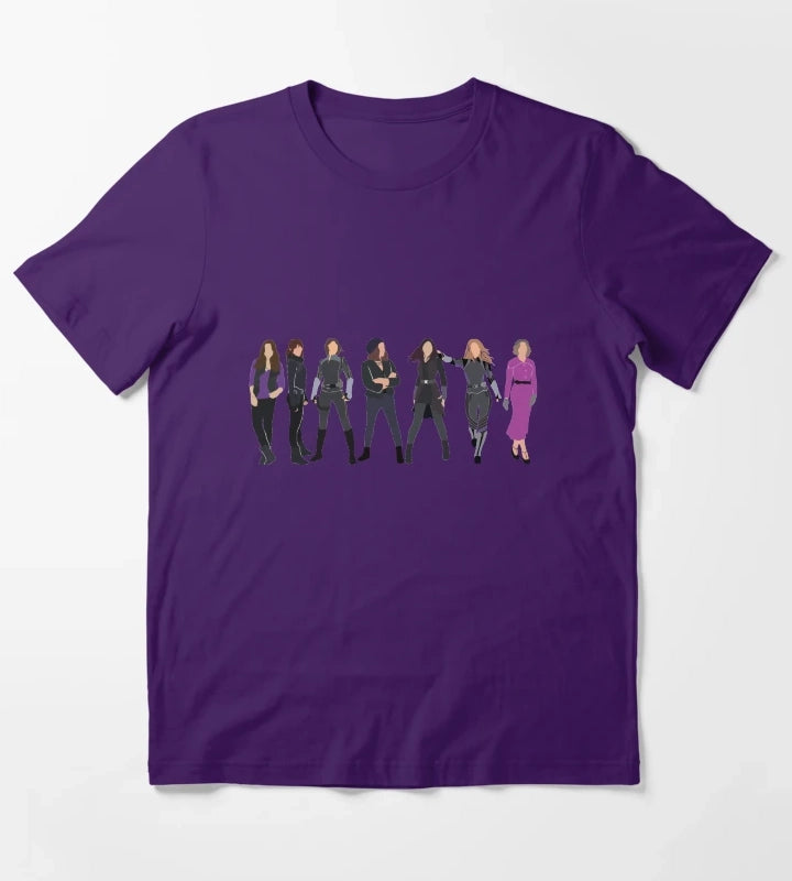 7 Daisies T-Shirt Purple