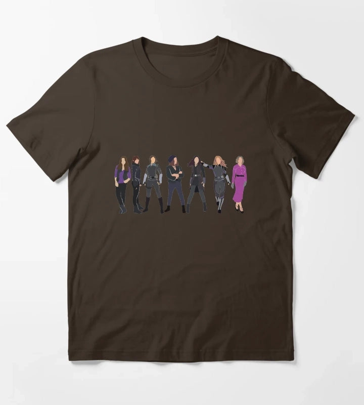 7 Daisies T-Shirt Brown