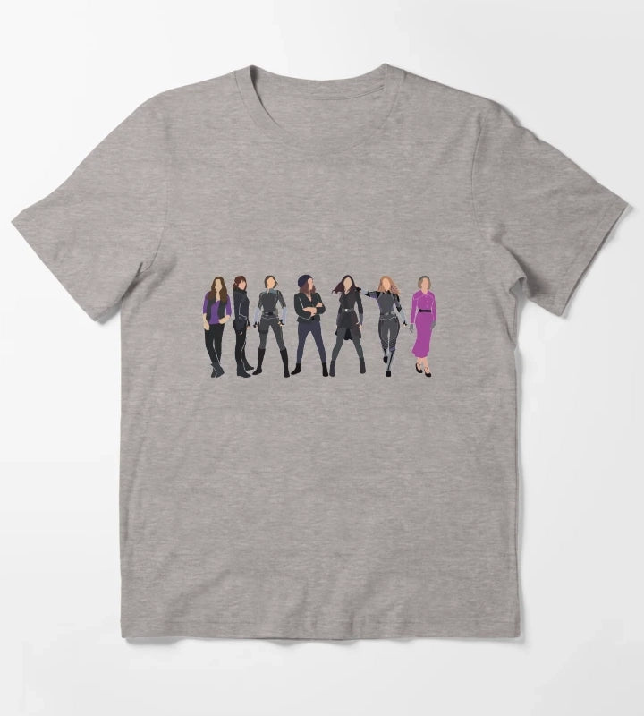 7 Daisies T-Shirt Heather Grey