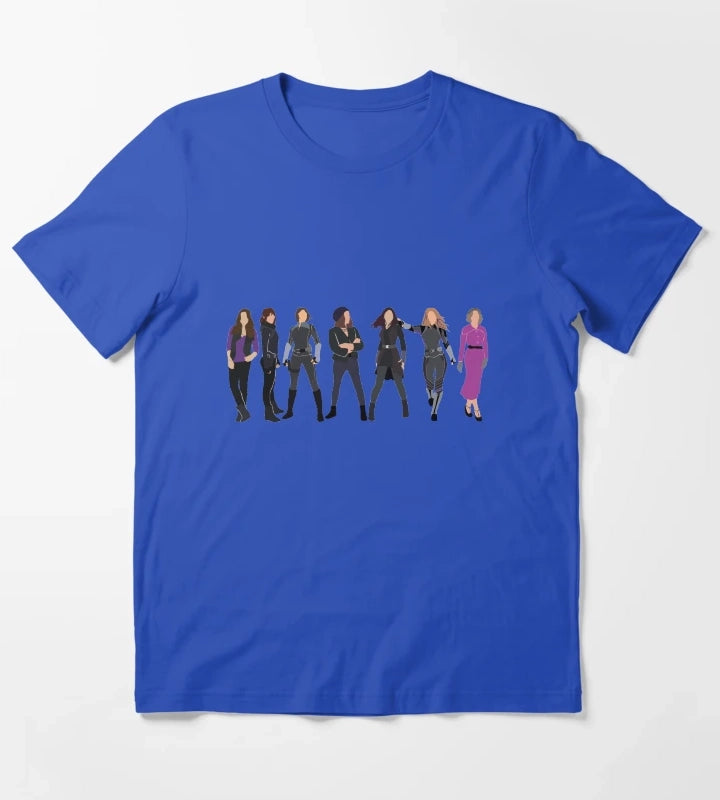 7 Daisies T-Shirt Blue