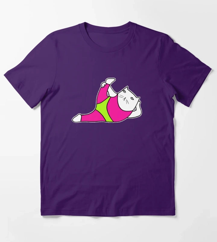 80s aerobics T-Shirt Purple