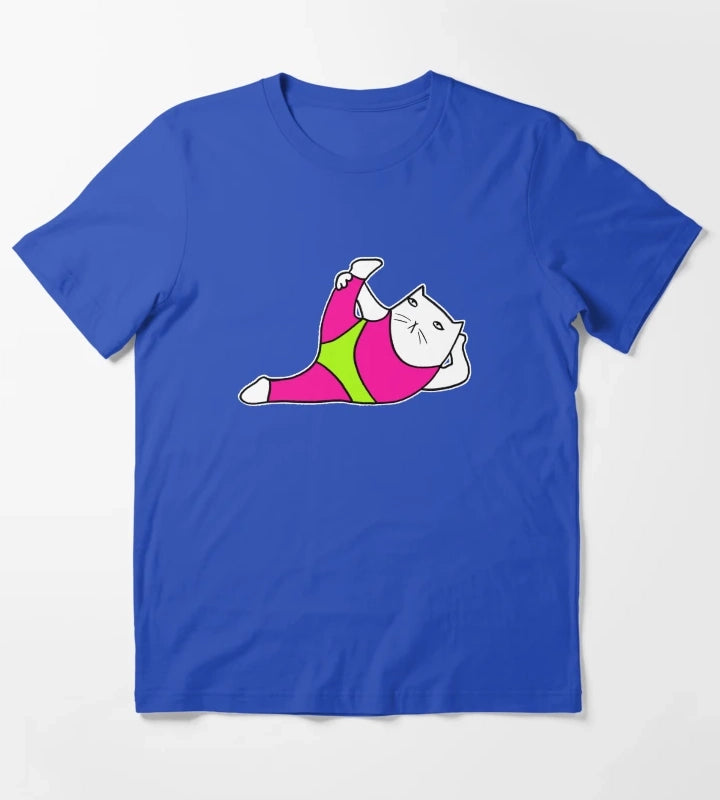 80s aerobics T-Shirt Blue