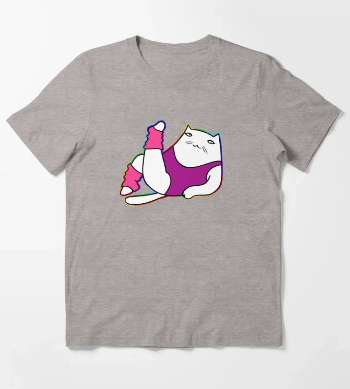 80s workout T-Shirt Heather Grey