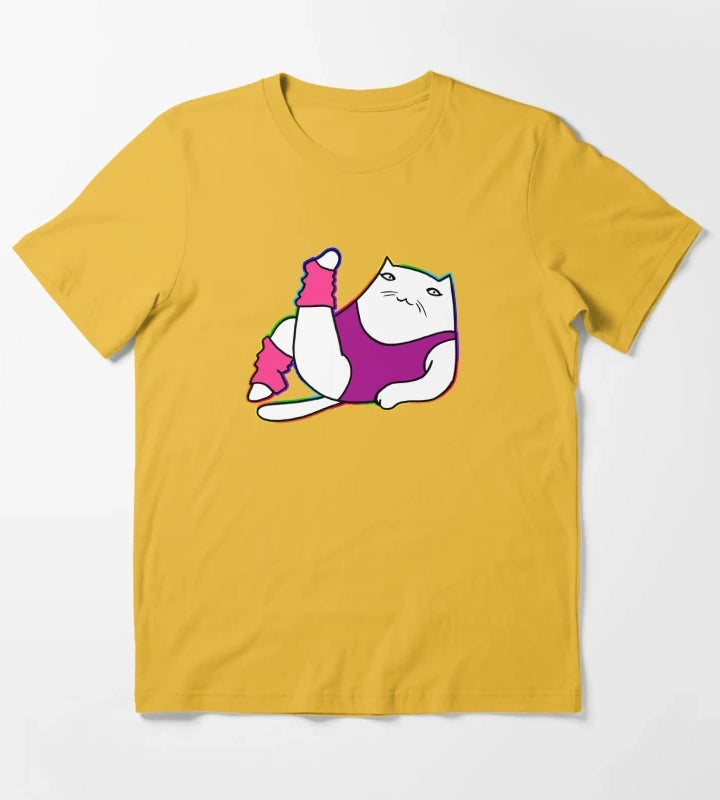 80s workout T-Shirt Yellow