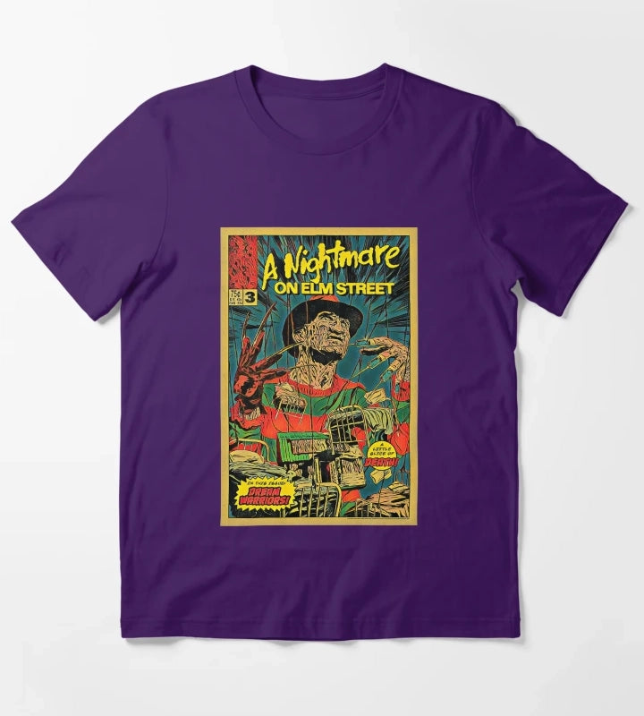 90s 80s horror film T-Shirt Purple