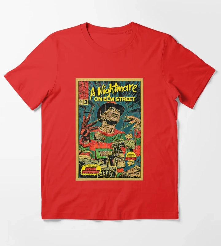 90s 80s horror film T-Shirt Red