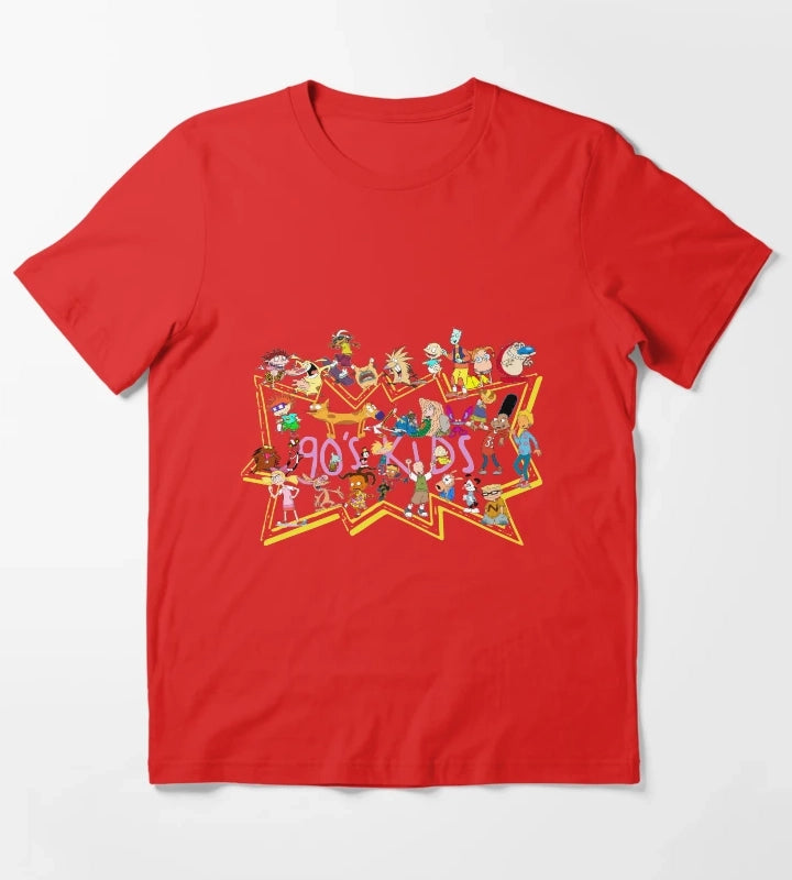 90s Kid Nickelodeon T-Shirt Red