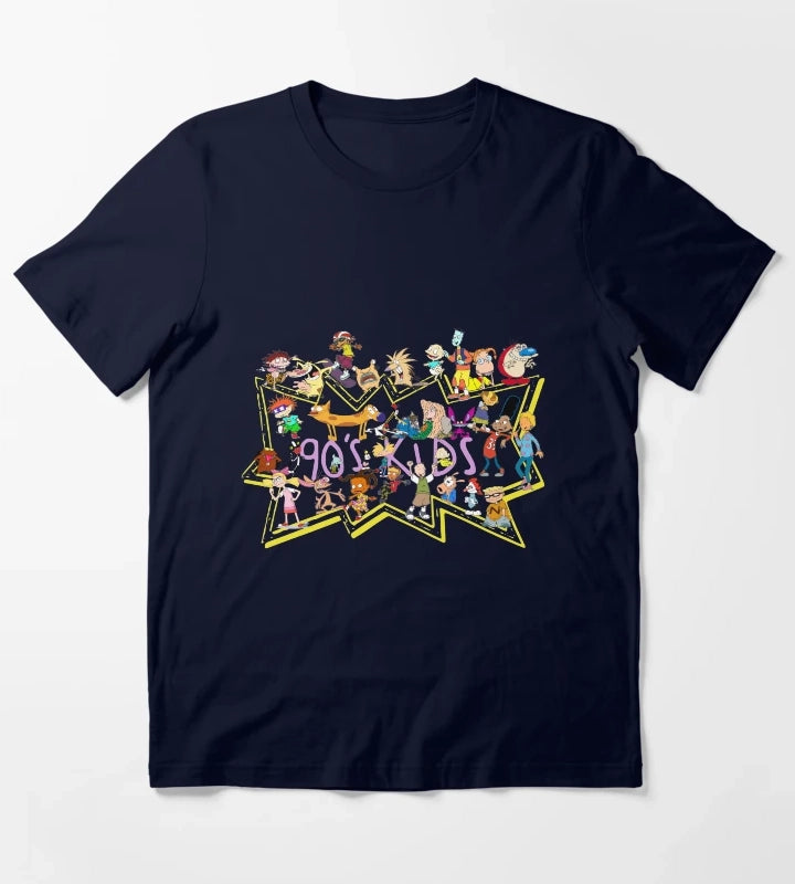 90s Kid Nickelodeon T-Shirt Navy