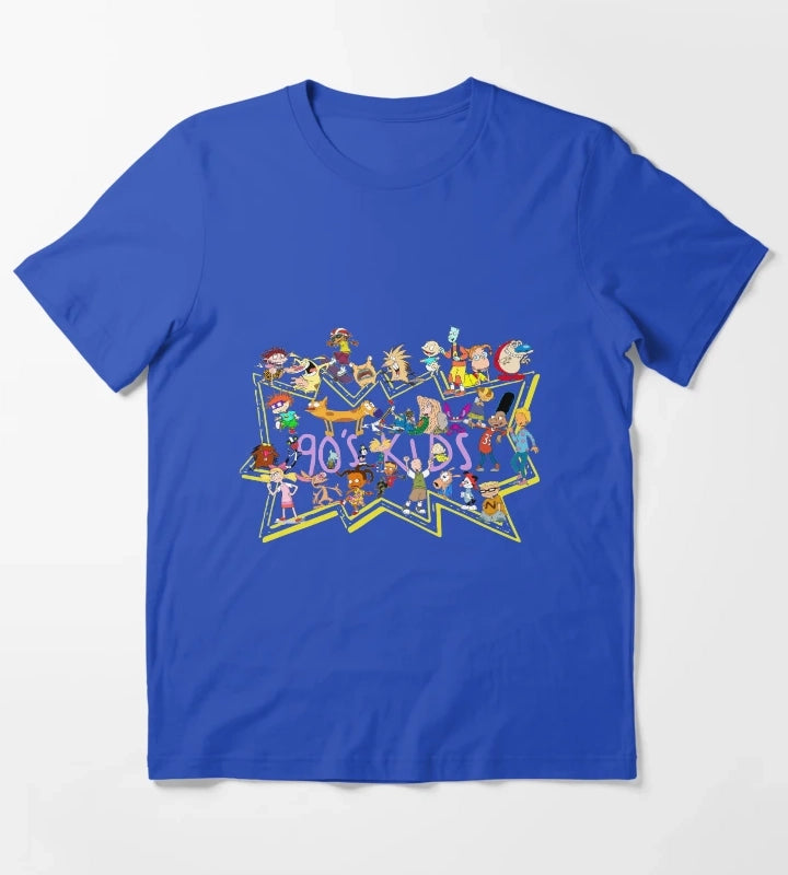 90s Kid Nickelodeon T-Shirt Blue