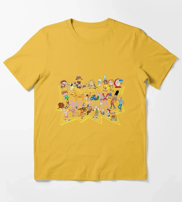 90s Kid Nickelodeon T-Shirt Yellow