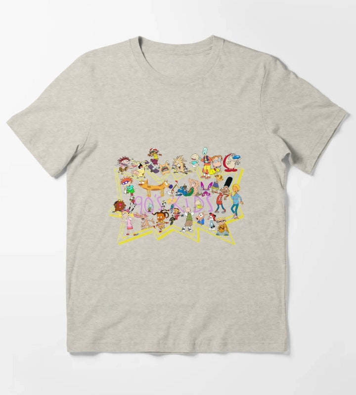 90s Kid Nickelodeon T-Shirt Cream
