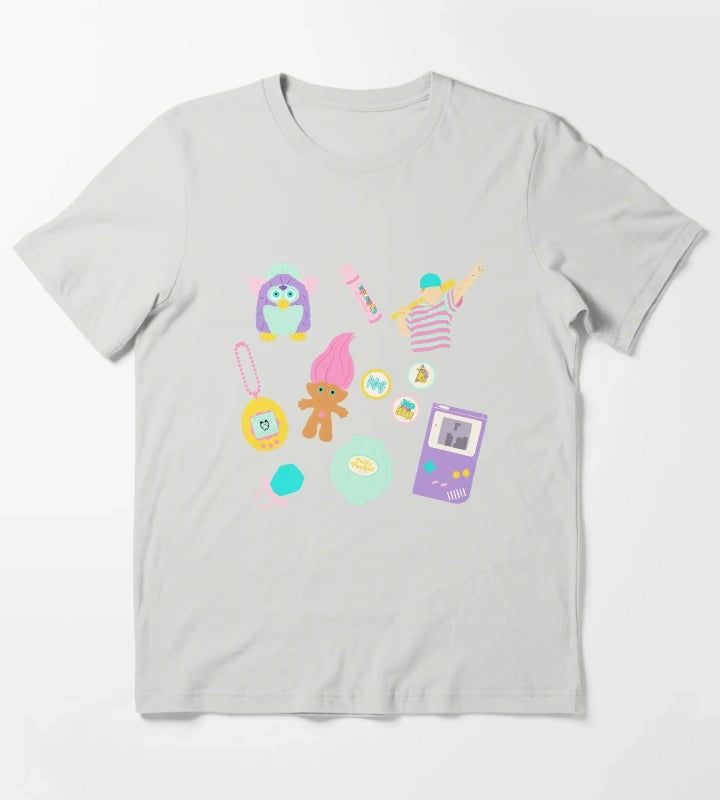 90s Kid T-Shirt Light Grey