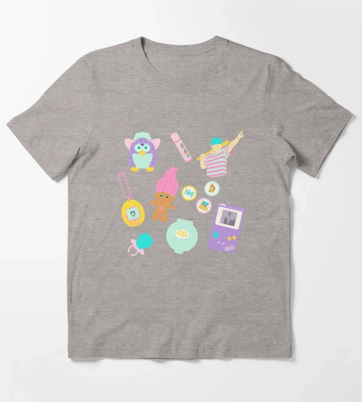 90s Kid T-Shirt Heather Grey